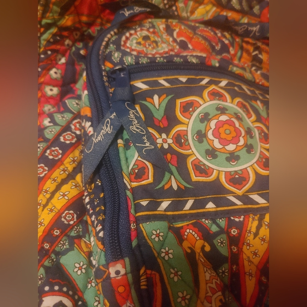 Vera Bradley Multicolor Floral And Paisley Backpack - Picture 9 of 14